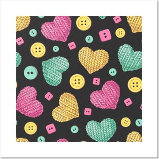 Crafter's love pattern Posters and Art